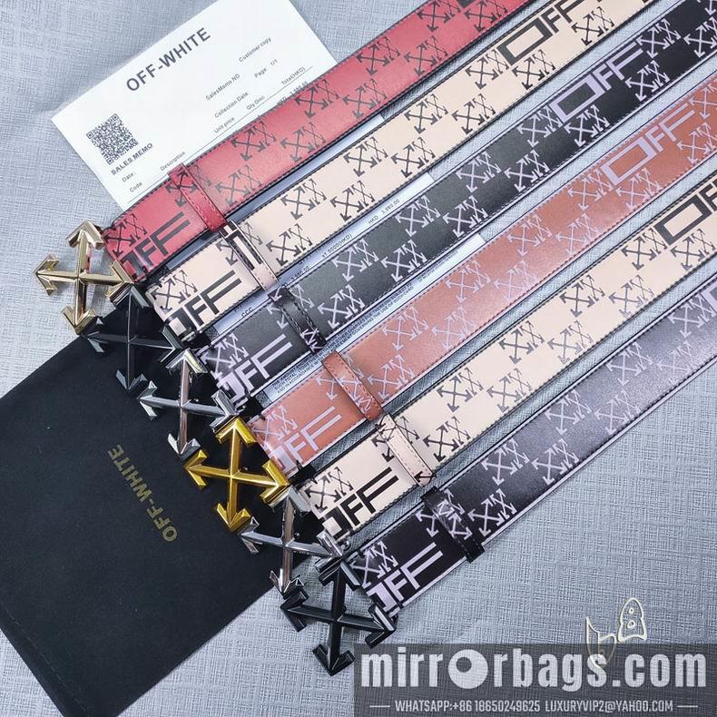 Off White belt 38mmX80-125cm lb082801