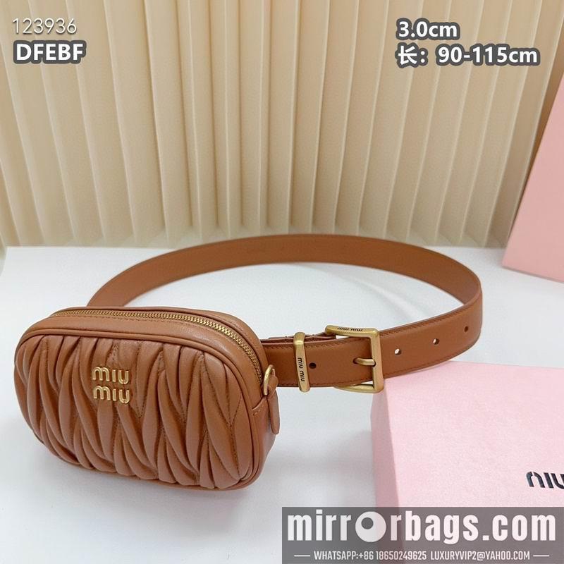 Miumiu belt 30mmX90-115cm 8L03