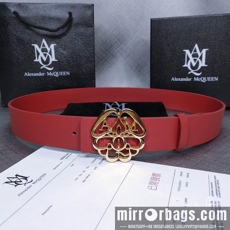 McQueen belt 38mmX80-125cm lb071801