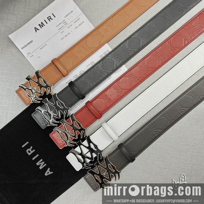 Amiri belt 38mmX90-125cm lb04