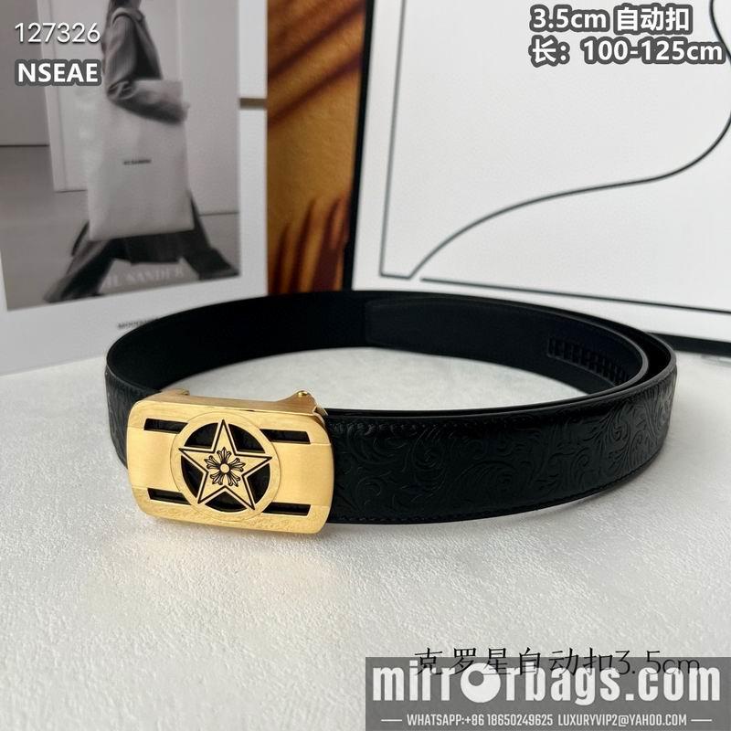 Chrome Hearts belt 35mmX100-125cm 8L05