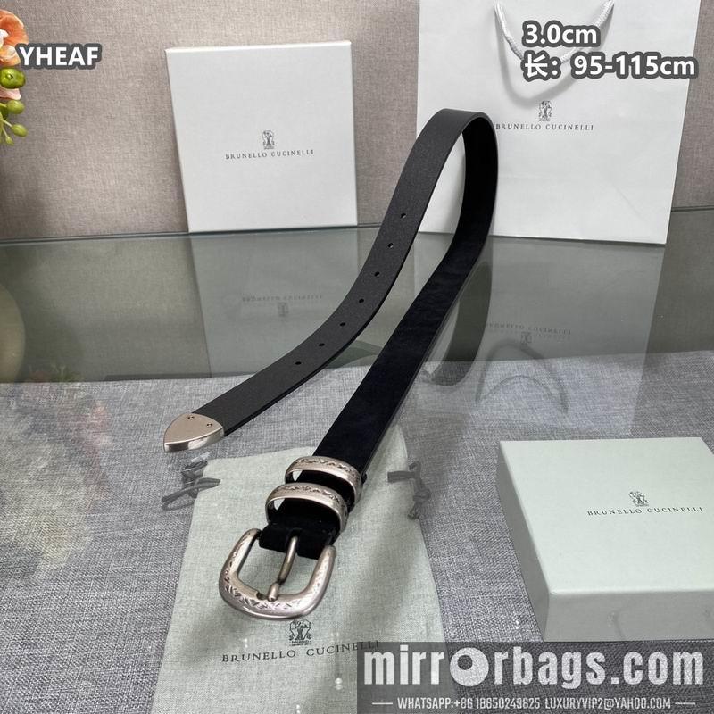 Brunello Cucinelli belt 30mmX95-115cm 8L07