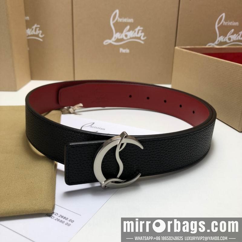Christian Louboutin belt 35mmX95-125cm 7D01