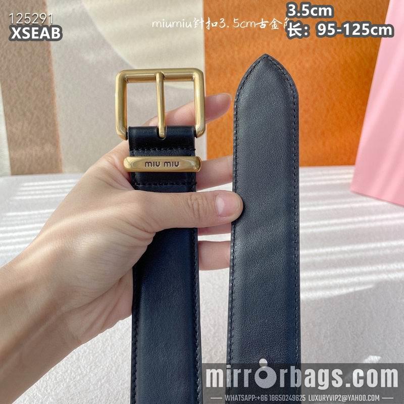 Miumiu belt 35mmX95-125cm 8L05