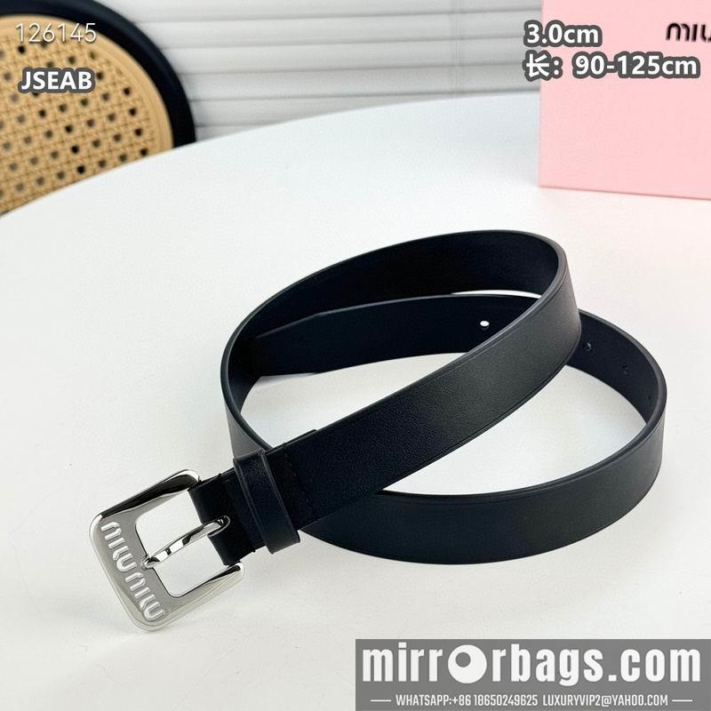 Miumiu belt 30mmX90-125cm 8L04