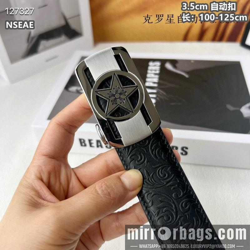 Chrome Hearts belt 35mmX100-125cm 8L05