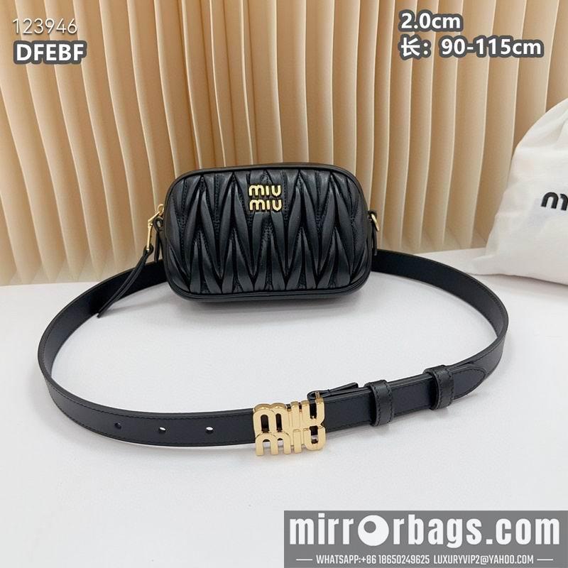 Miumiu belt 20mmX90-115cm 8L08
