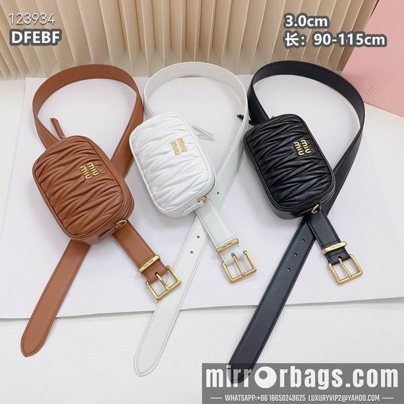 Miumiu belt 30mmX90-115cm 8L03