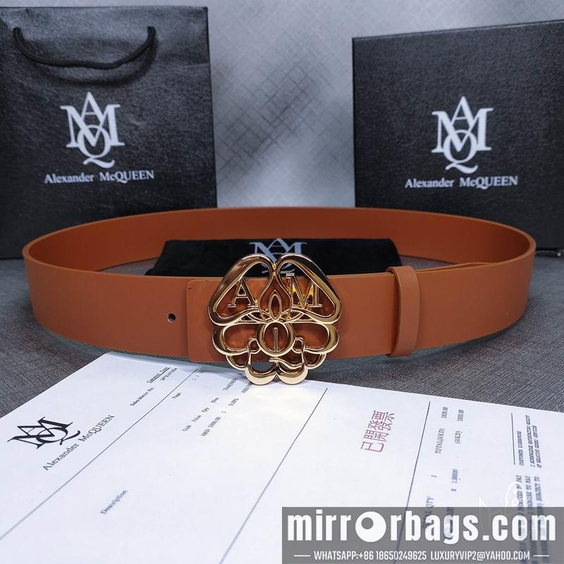 McQueen belt 38mmX80-125cm lb071801