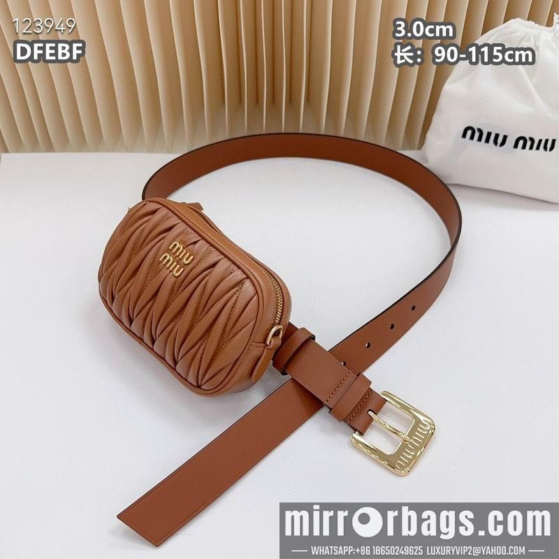 Miumiu belt 30mmX90-115cm 8L01