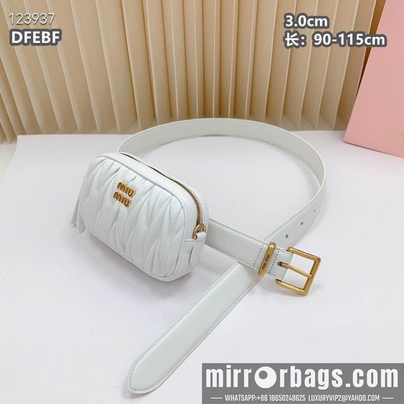 Miumiu belt 30mmX90-115cm 8L03