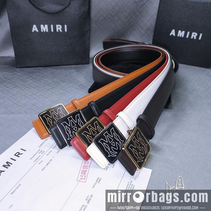 Amiri belt 38mmX80-125cm lb061201