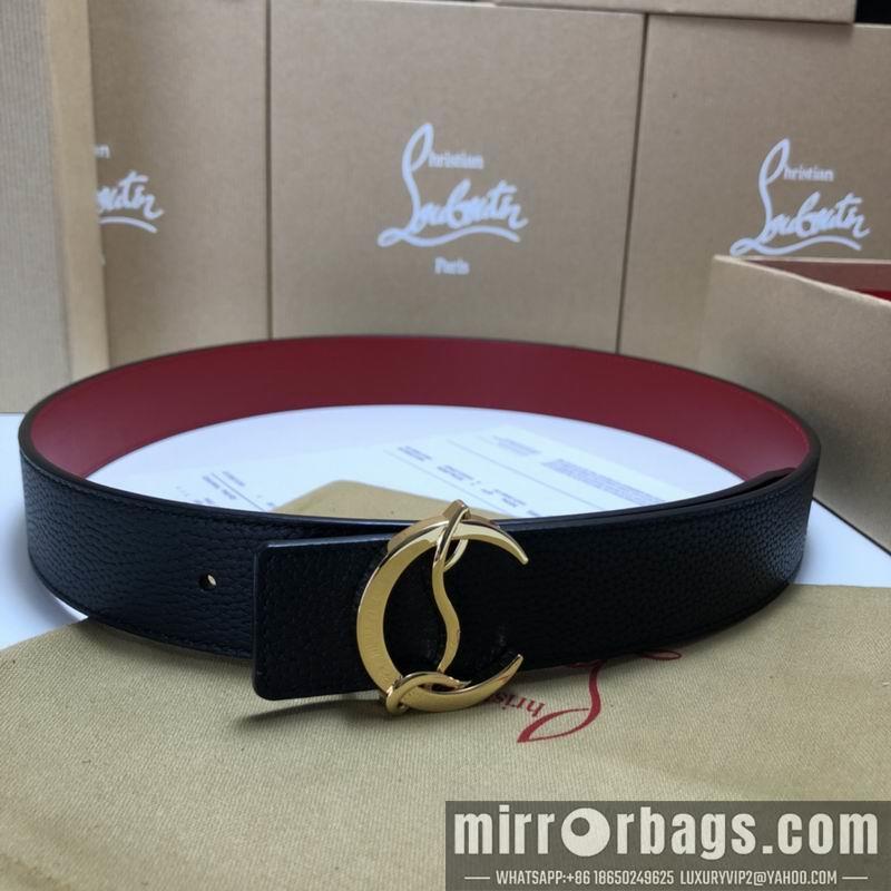 Christian Louboutin belt 35mmX95-125cm 7D01