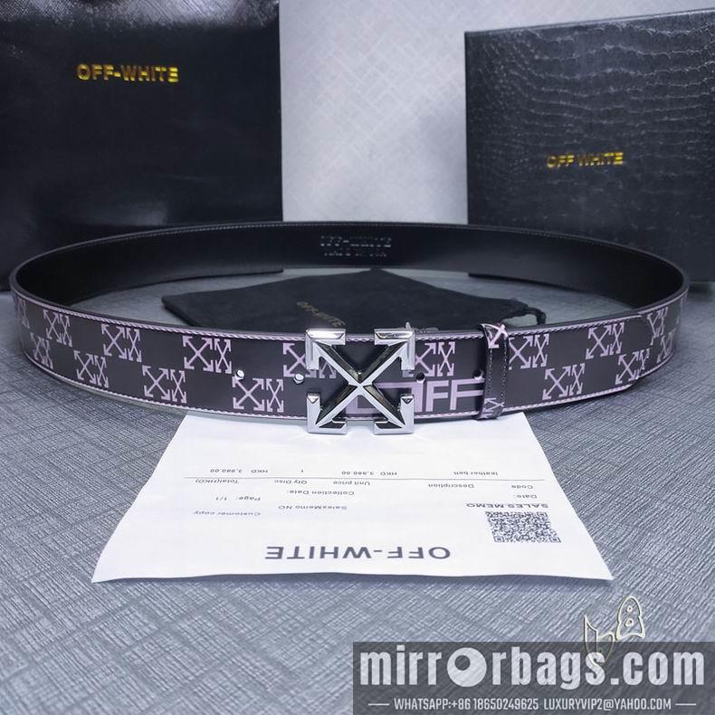 Off White belt 38mmX80-125cm lb082801