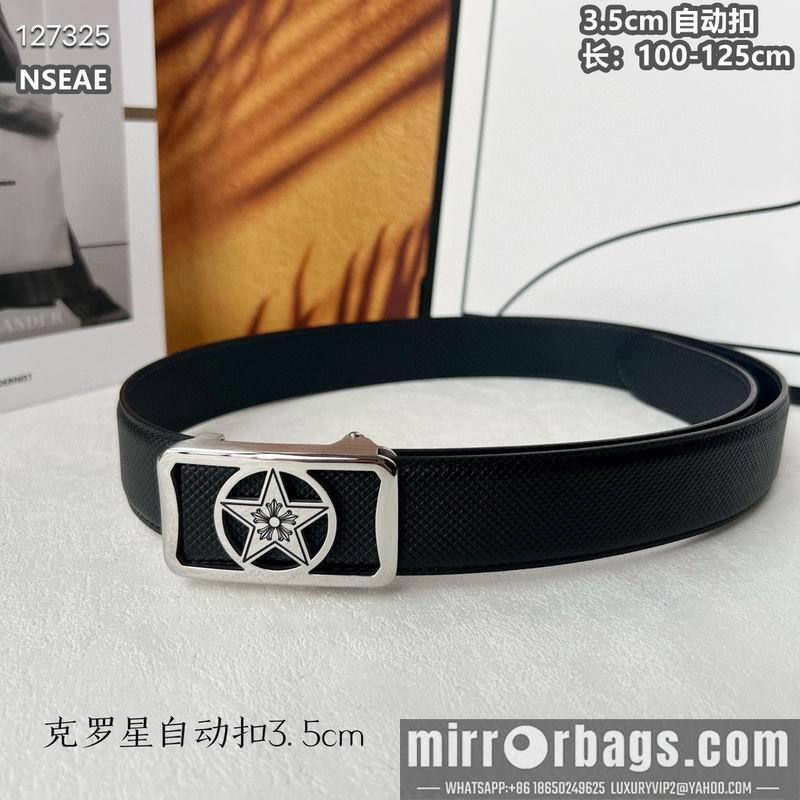 Chrome Hearts belt 35mmX100-125cm 8L04