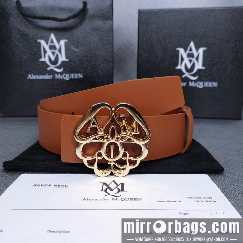 McQueen belt 38mmX80-125cm lb071801