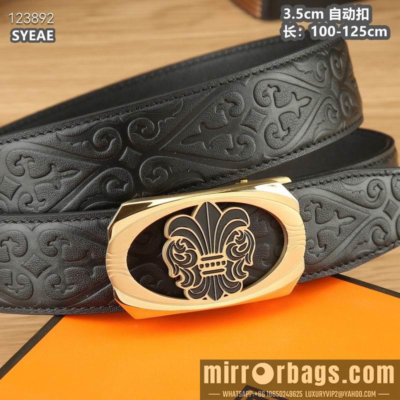 Chrome Hearts belt 35mmX100-125cm 8L03