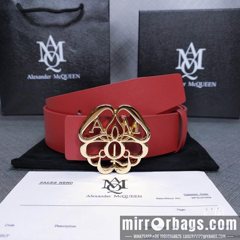 McQueen belt 38mmX80-125cm lb071801