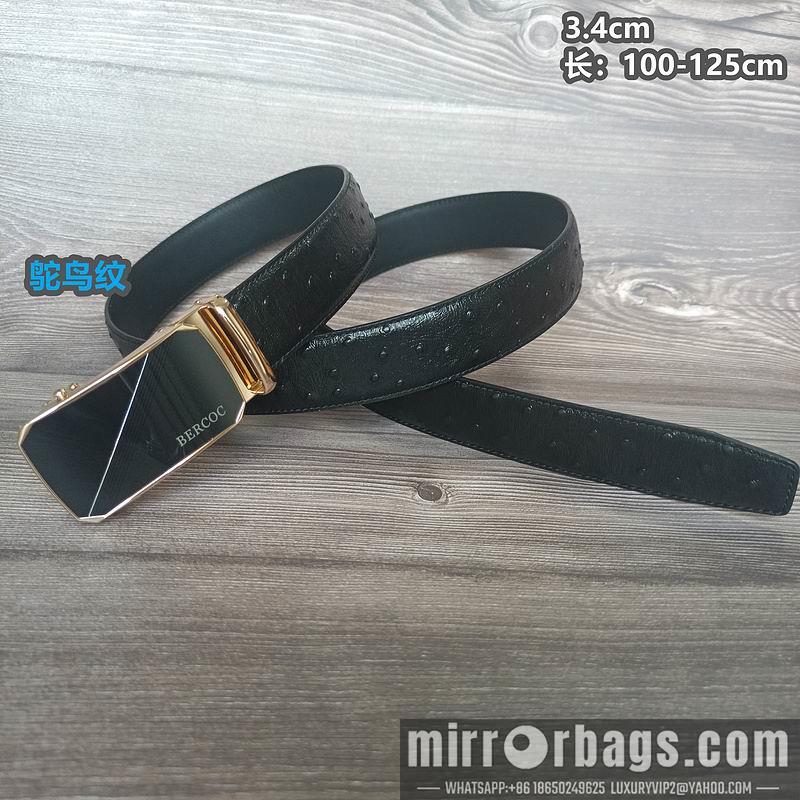Bercoc Cucinelli belt 34mmX100-125cm 8L03