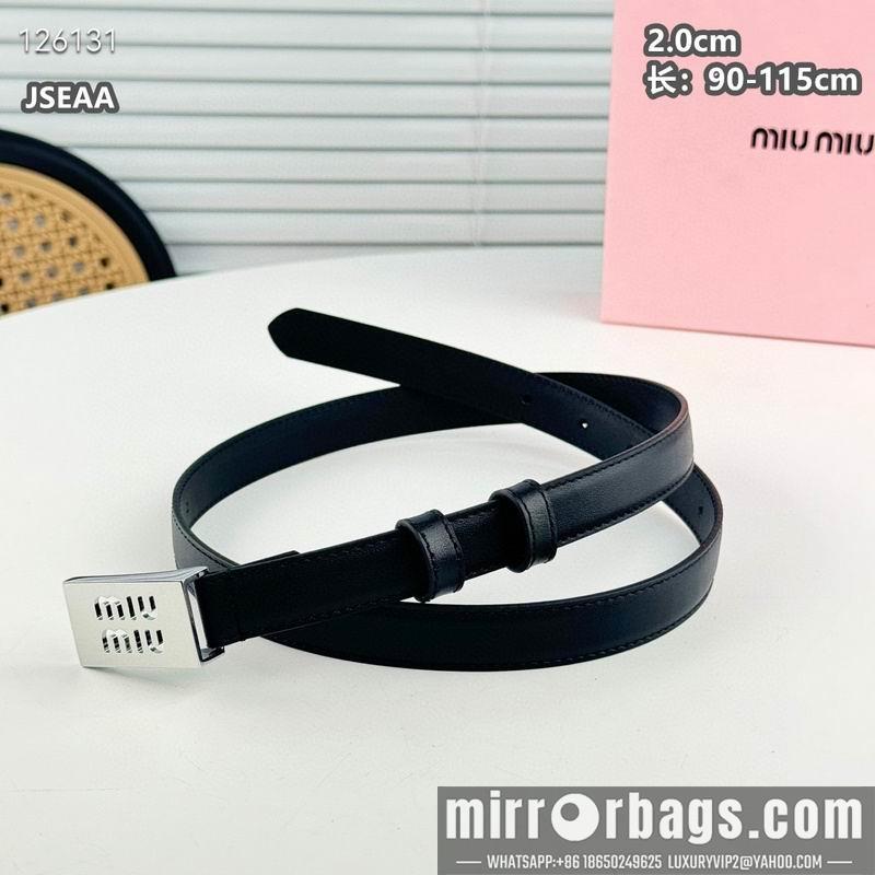 Miumiu belt 20mmX90-115cm 8L07