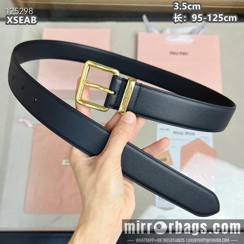 Miumiu belt 35mmX95-125cm 8L05