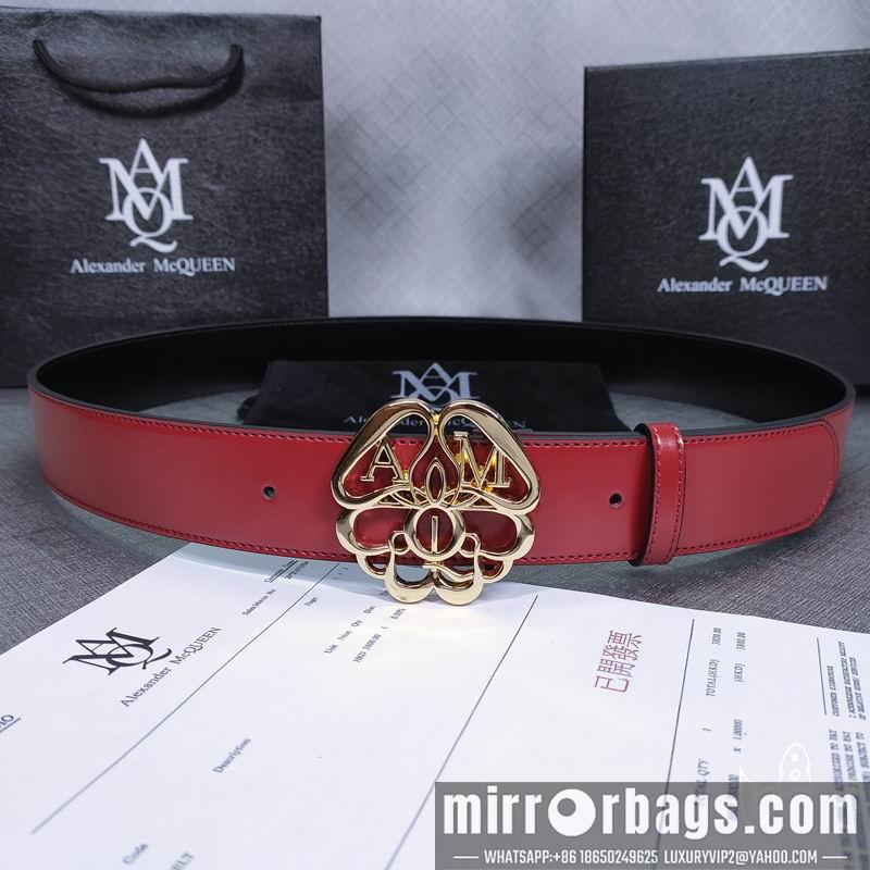 McQueen belt 38mmX80-125cm lb071802