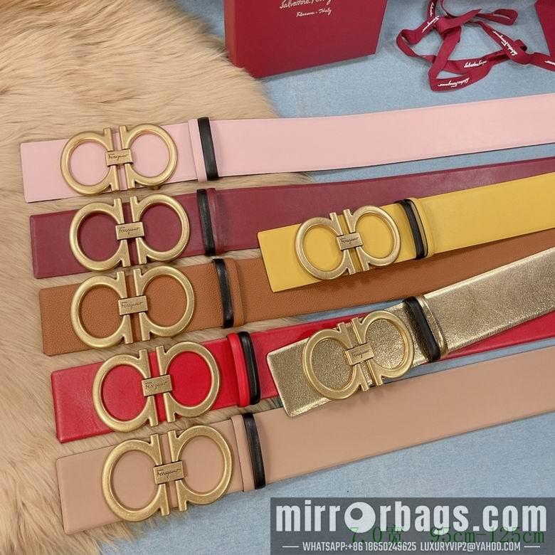 Ferragamo Belt 70mm 7D0519