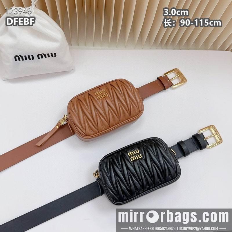 Miumiu belt 30mmX90-115cm 8L01