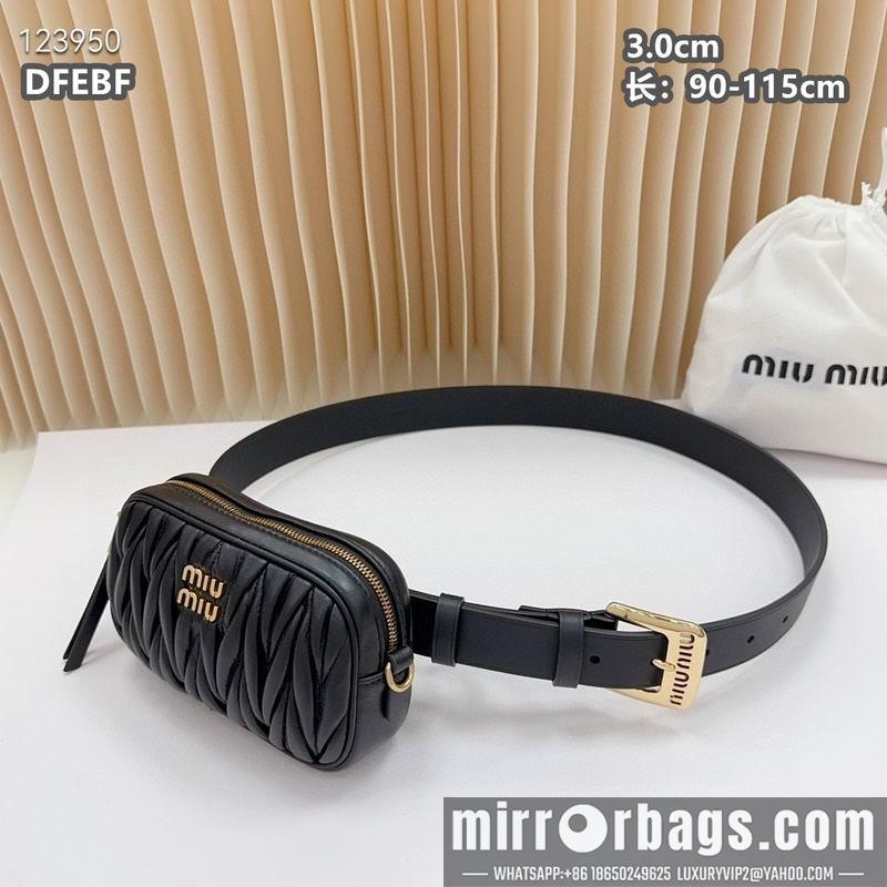 Miumiu belt 30mmX90-115cm 8L01