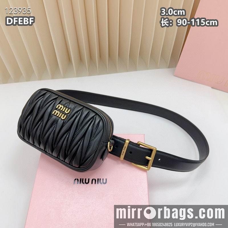 Miumiu belt 30mmX90-115cm 8L03