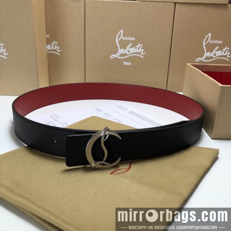 Christian Louboutin belt 35mmX95-125cm 7D01