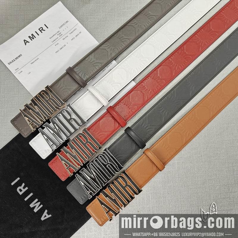 Amiri belt 38mmX90-125cm lb02