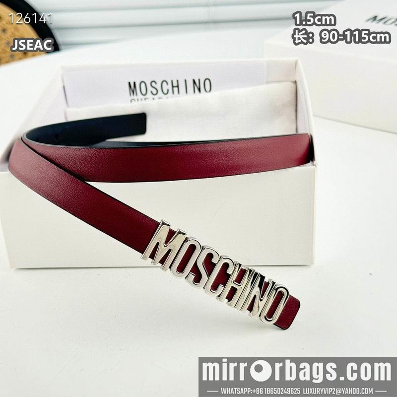 Moschino belt 15mmX90-115cm 8L01