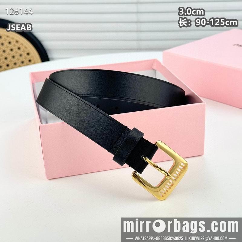Miumiu belt 30mmX90-125cm 8L04