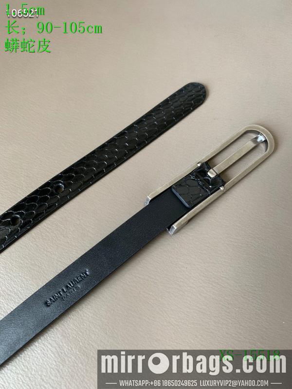 YSL Belt 15mmX90-105CM 8L606