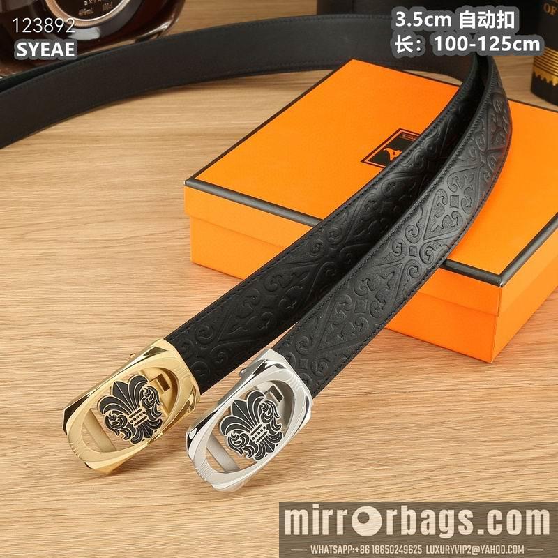 Chrome Hearts belt 35mmX100-125cm 8L03