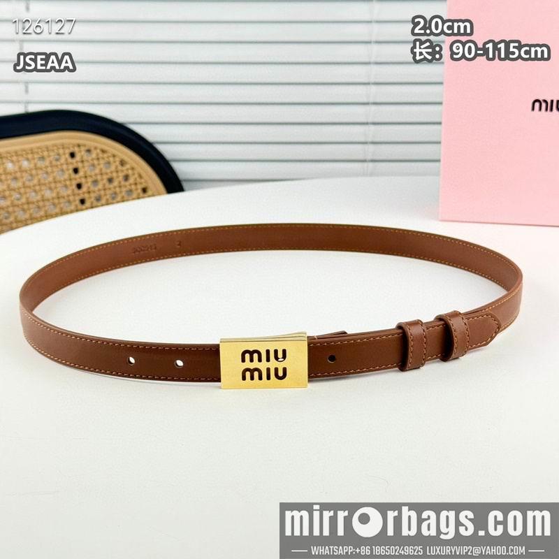 Miumiu belt 20mmX90-115cm 8L07