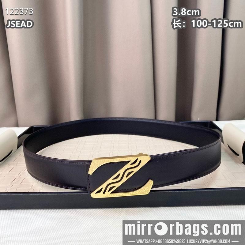 Zegna belt 38mmX100-125cm 8L03