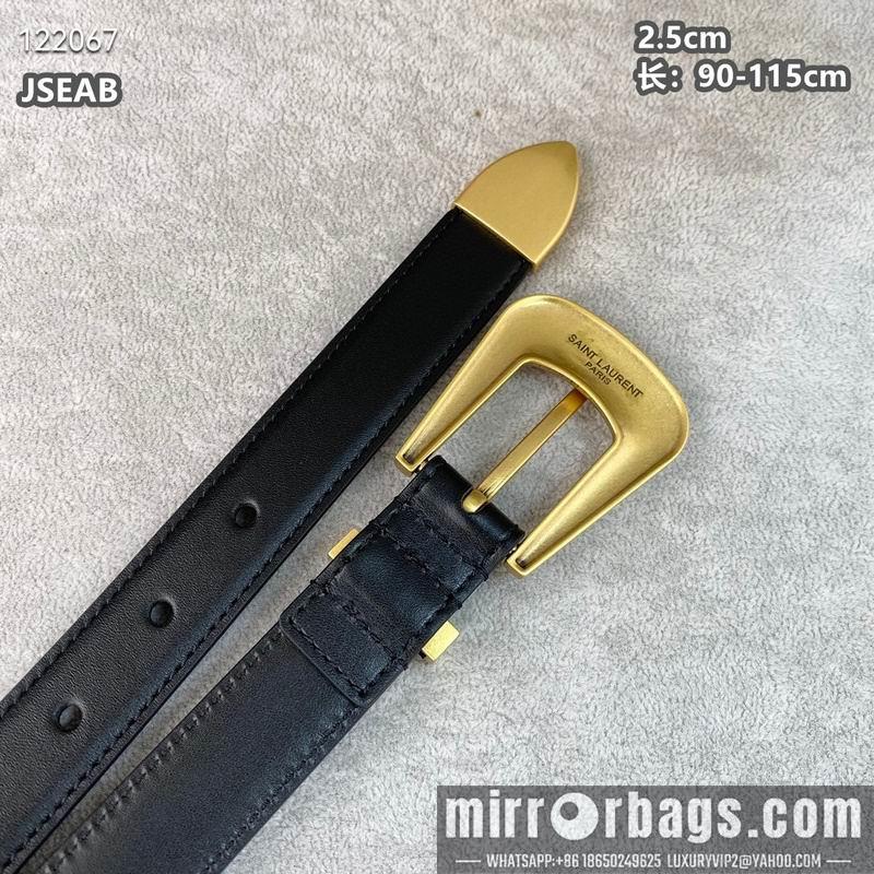 YSL belt 25mmX90-115cm 8L01