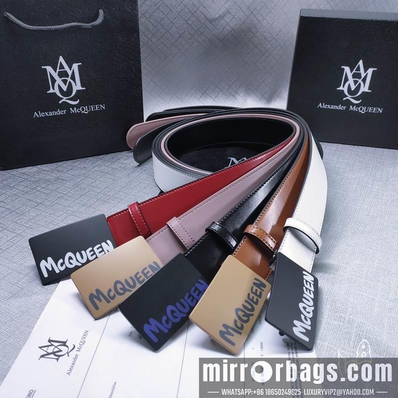 McQueen belt 38mmX80-125cm lb071803