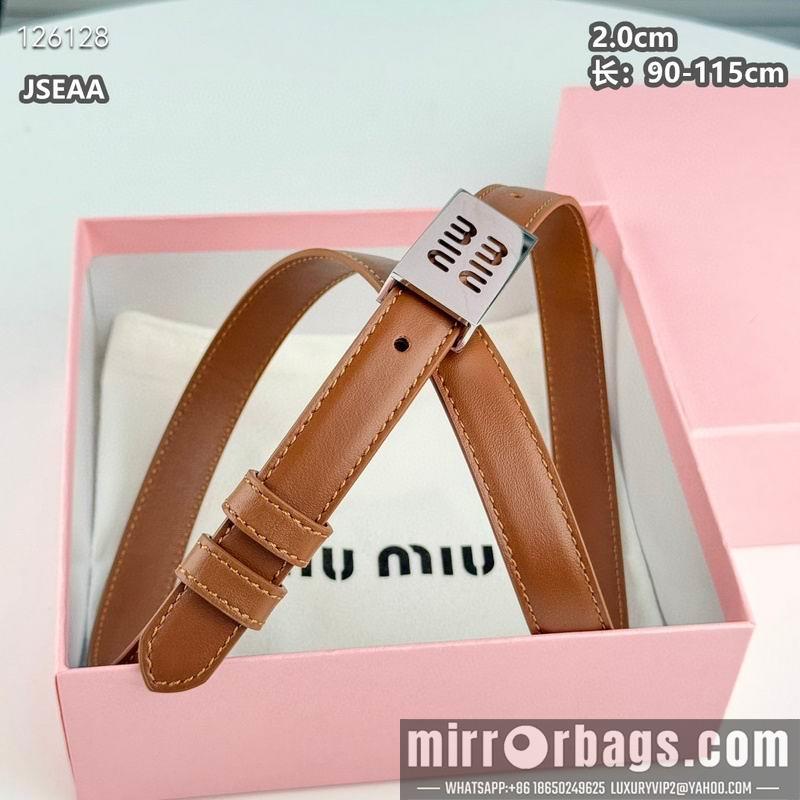 Miumiu belt 20mmX90-115cm 8L07