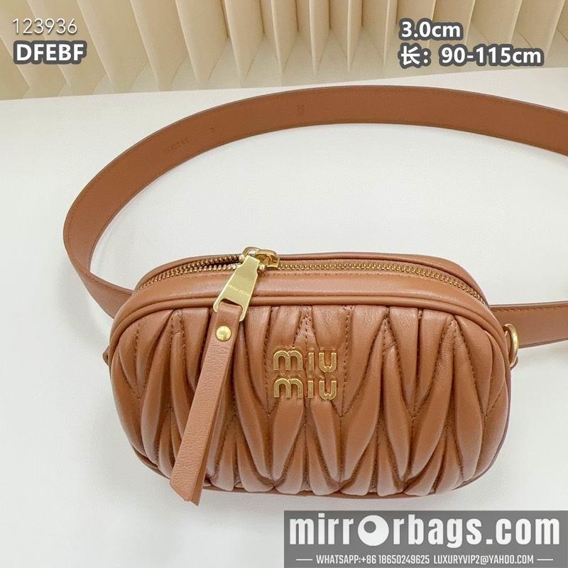Miumiu belt 30mmX90-115cm 8L03