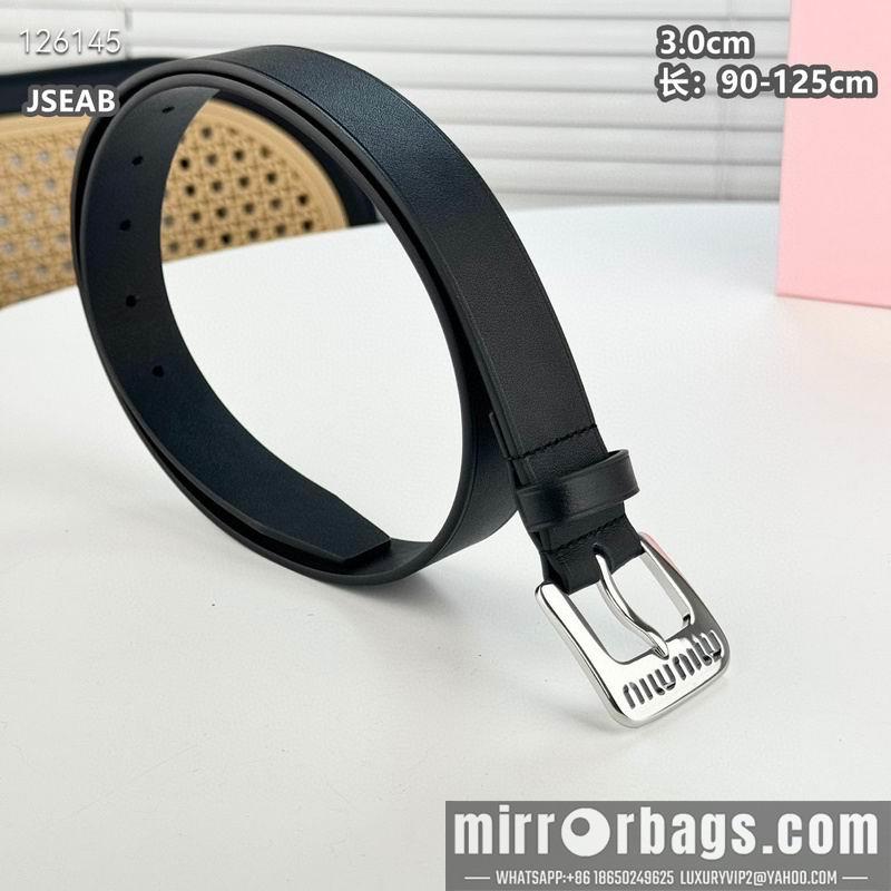 Miumiu belt 30mmX90-125cm 8L04