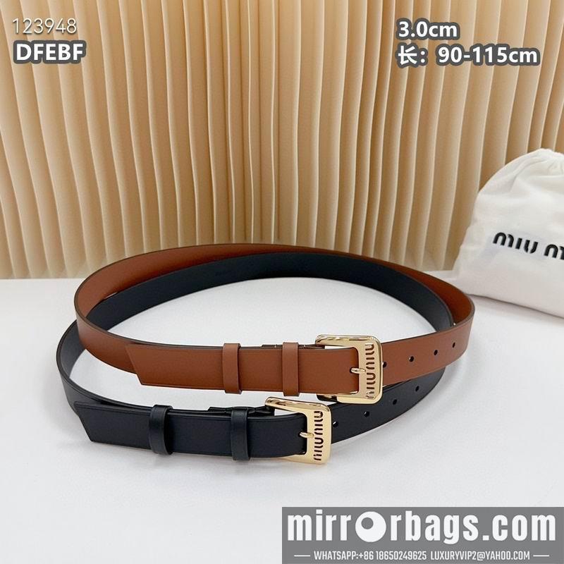 Miumiu belt 30mmX90-115cm 8L01