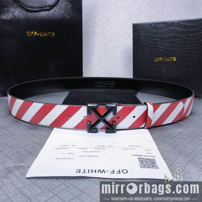 Off White belt 38mmX80-125cm lb082802
