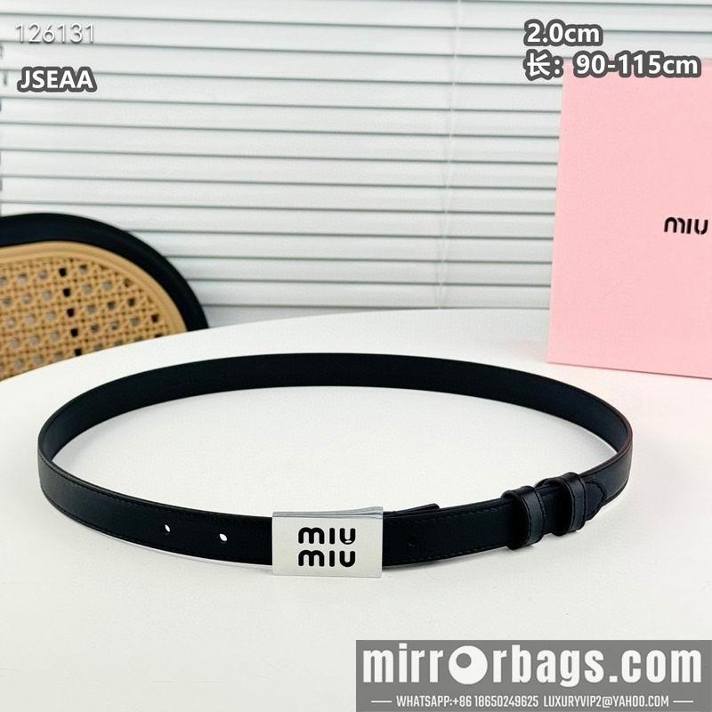 Miumiu belt 20mmX90-115cm 8L07