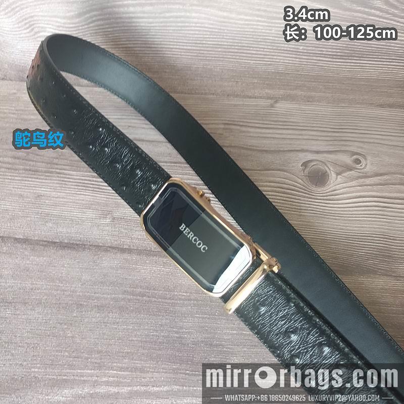 Bercoc Cucinelli belt 34mmX100-125cm 8L03