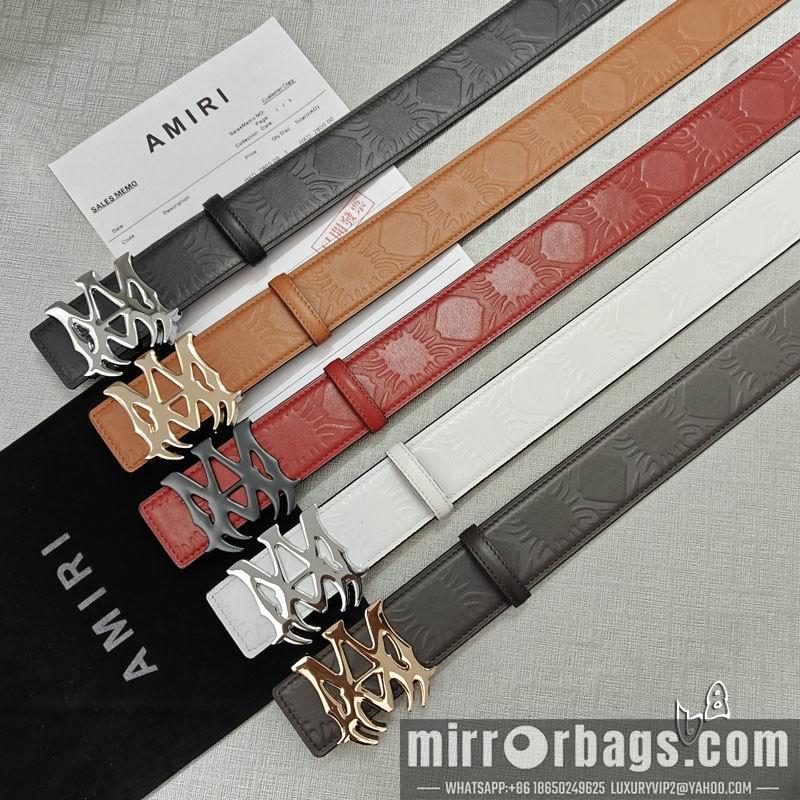 Amiri belt 38mmX90-125cm lb01