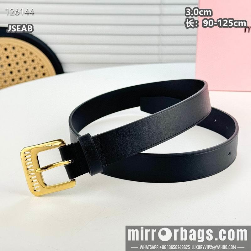 Miumiu belt 30mmX90-125cm 8L04