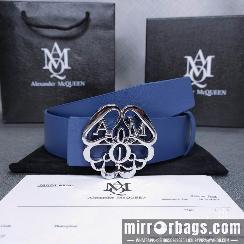 McQueen belt 38mmX80-125cm lb071801
